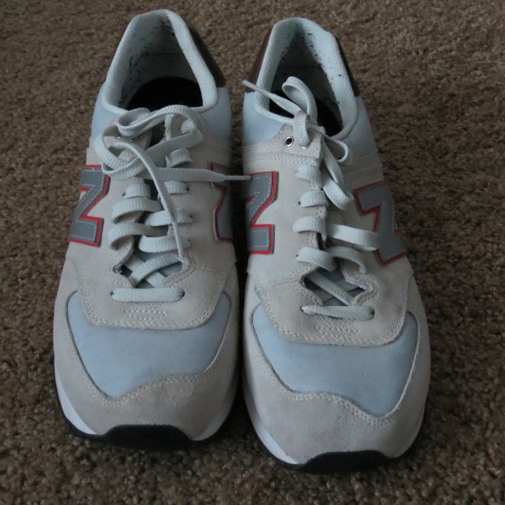 Tan and Red New Balance Size 11 1/2